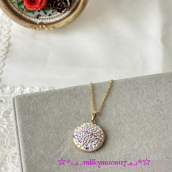 再販×2】グルーデコ ジュエルボール ネックレス クリスタル