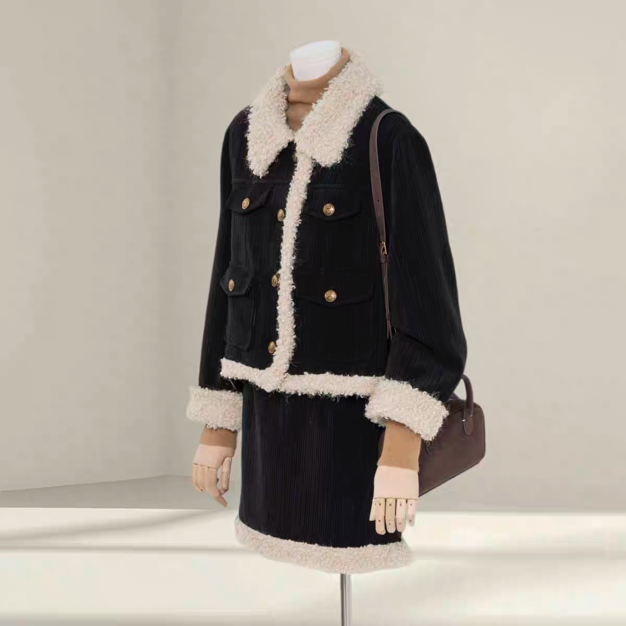 【冬支度新作】コート、レディース、 モコモコテディコート、厚手コート、秋冬コート、個性的、防寒対策