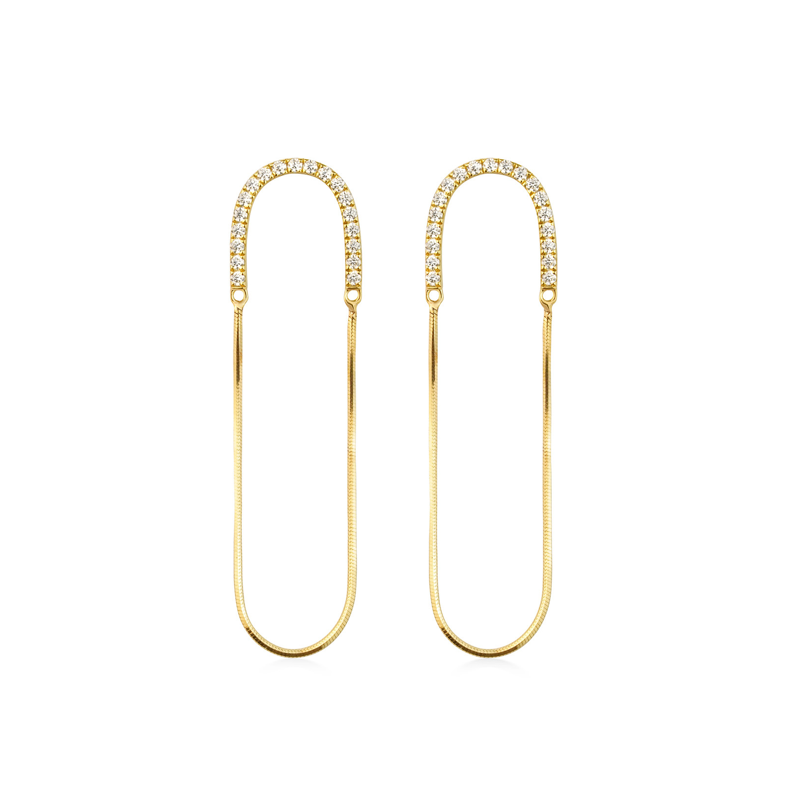 スレンダーアーチロングピアス 即購入可 20251101-019