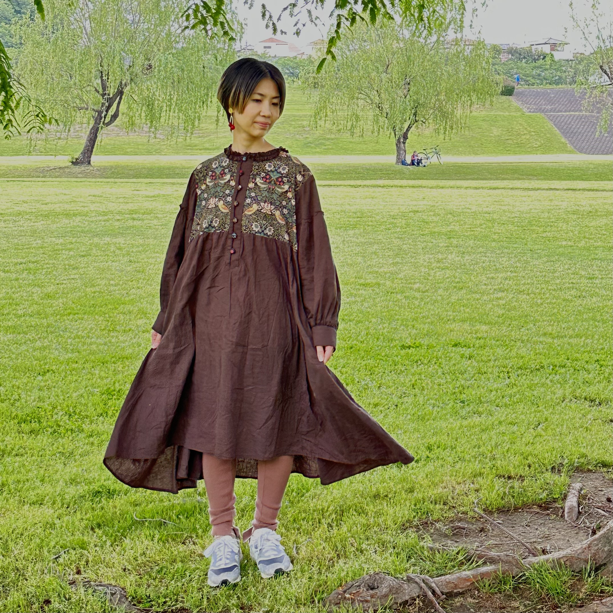 【大人用】ピエロのMorris長袖ワンピース