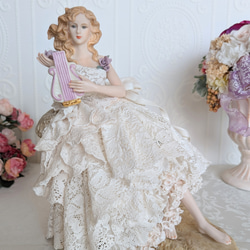 ポーセレン レースドール【 エトワール 】 磁器 人形 バレエ 発表会