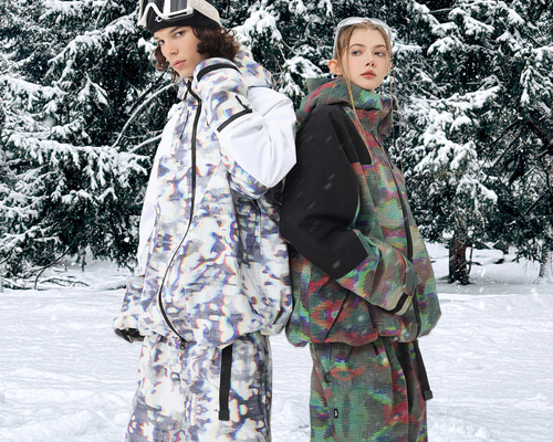 25-26秋冬限定 スノーボードウェア 迷彩 上下セット ジャケット パンツ