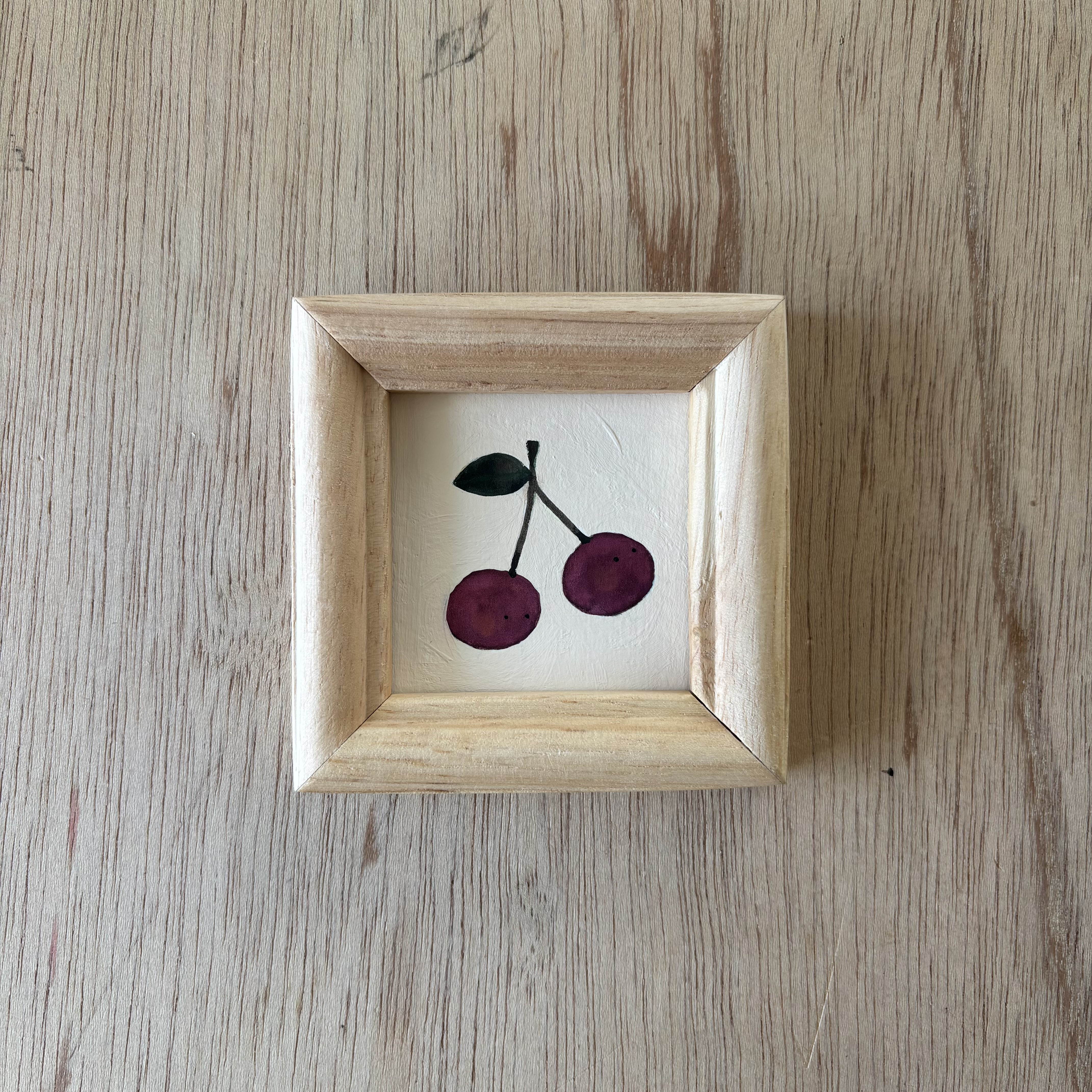 「dark cherry」ミニ額　原画