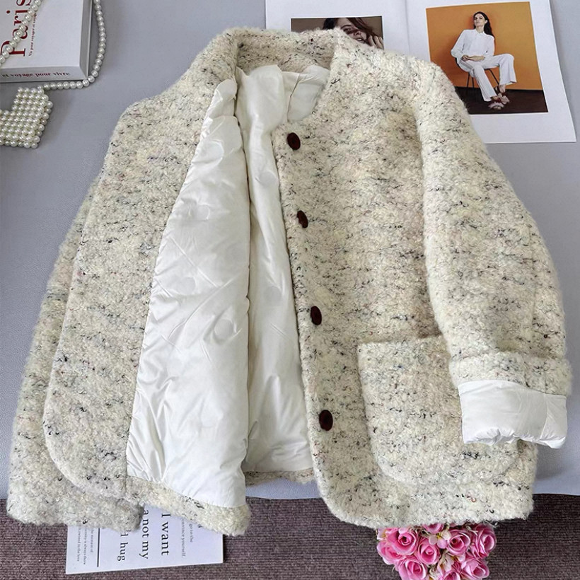 ショートコート    ウールラシャ   春秋   冬