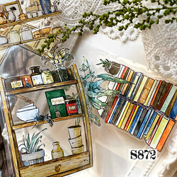 送料無料【A14 コラージュ素材】紙モノ 本 メモ ジャーナル レトロ