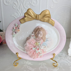 バレリーナ を夢見て S 【 ロイヤルブルー 】 磁器 人形 レース ドール