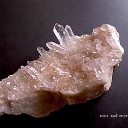 ロッククリスタル水晶 ブラジル産 354g 原石 天然石 天然石 宙と