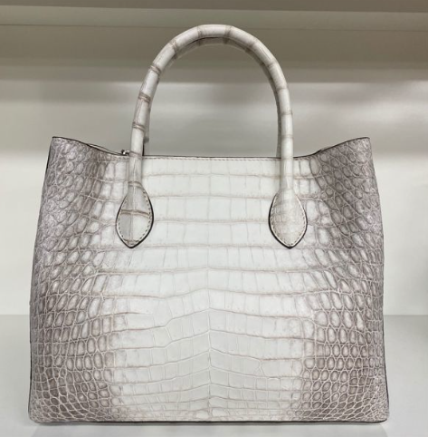 ワニ革 鞄 18色 クロコダイルレザー トートバック ハンドバッグ ショルダーバッグ お仕事 通勤 大容量 女性