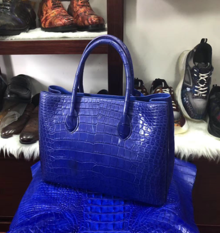 クロコダイル 鰐革 腹革 ハンドバッグ ショルダーバッグ 2WAY 斜め掛け レデイーズ ワニ革