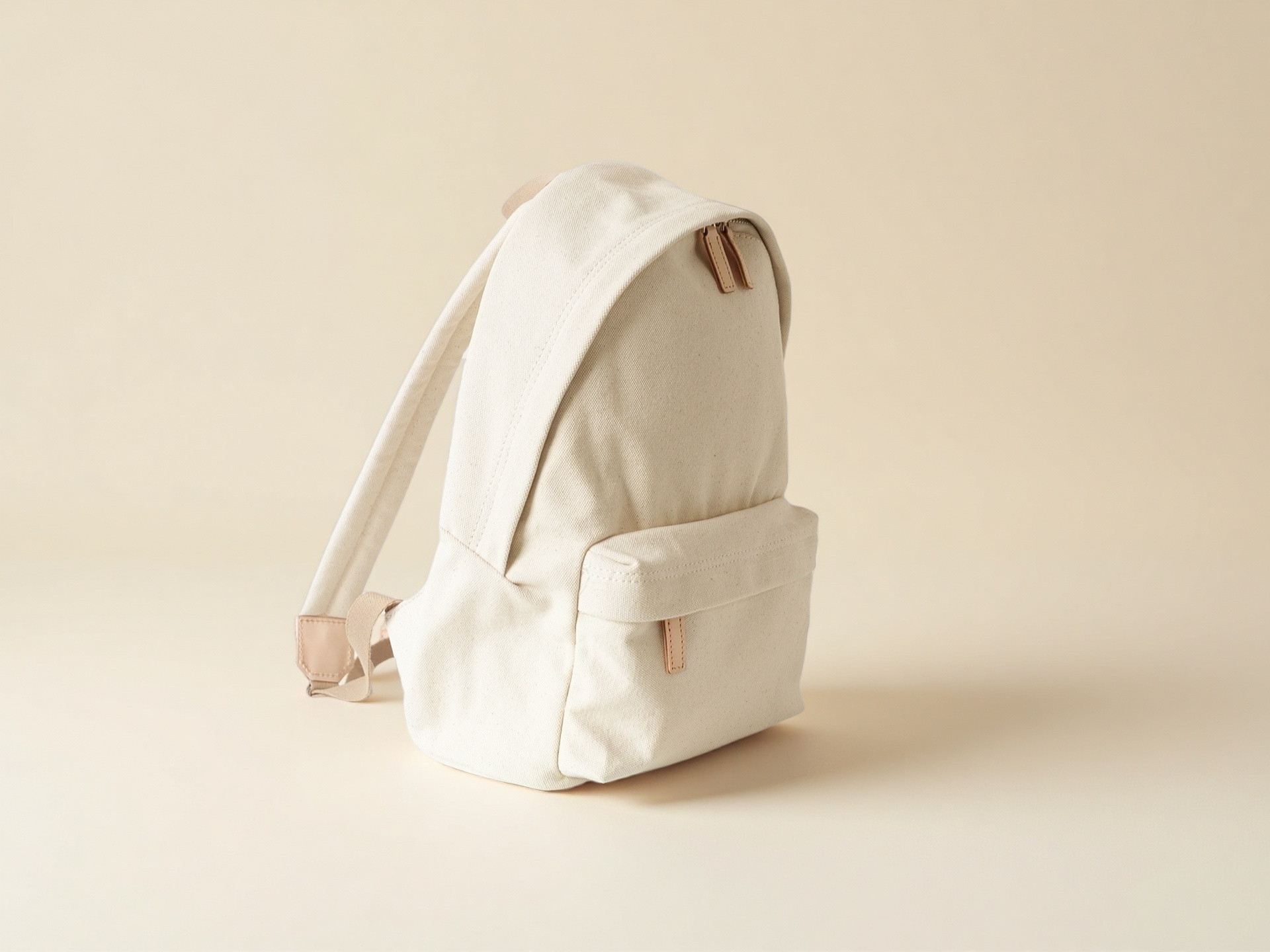 「帆布×革の組み合わせ」大容量キャンバスリュック｜シンプルで洗練されたデザイン｜通勤・通学・旅行にも