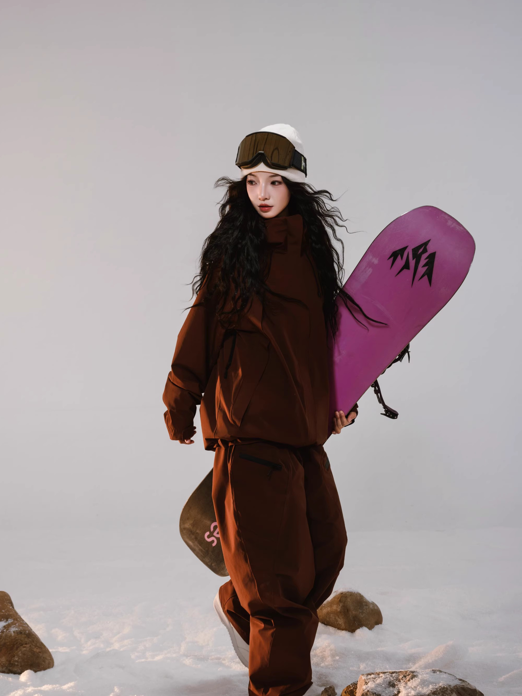 25-26秋冬限定 スノーボードウェア 3L 防水 上下セット ジャケット パンツ メンズ レディース SN023