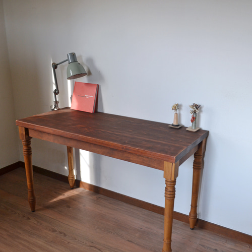 Turned leg antique table ろくろ脚 ダイニングテーブル Franck 通販