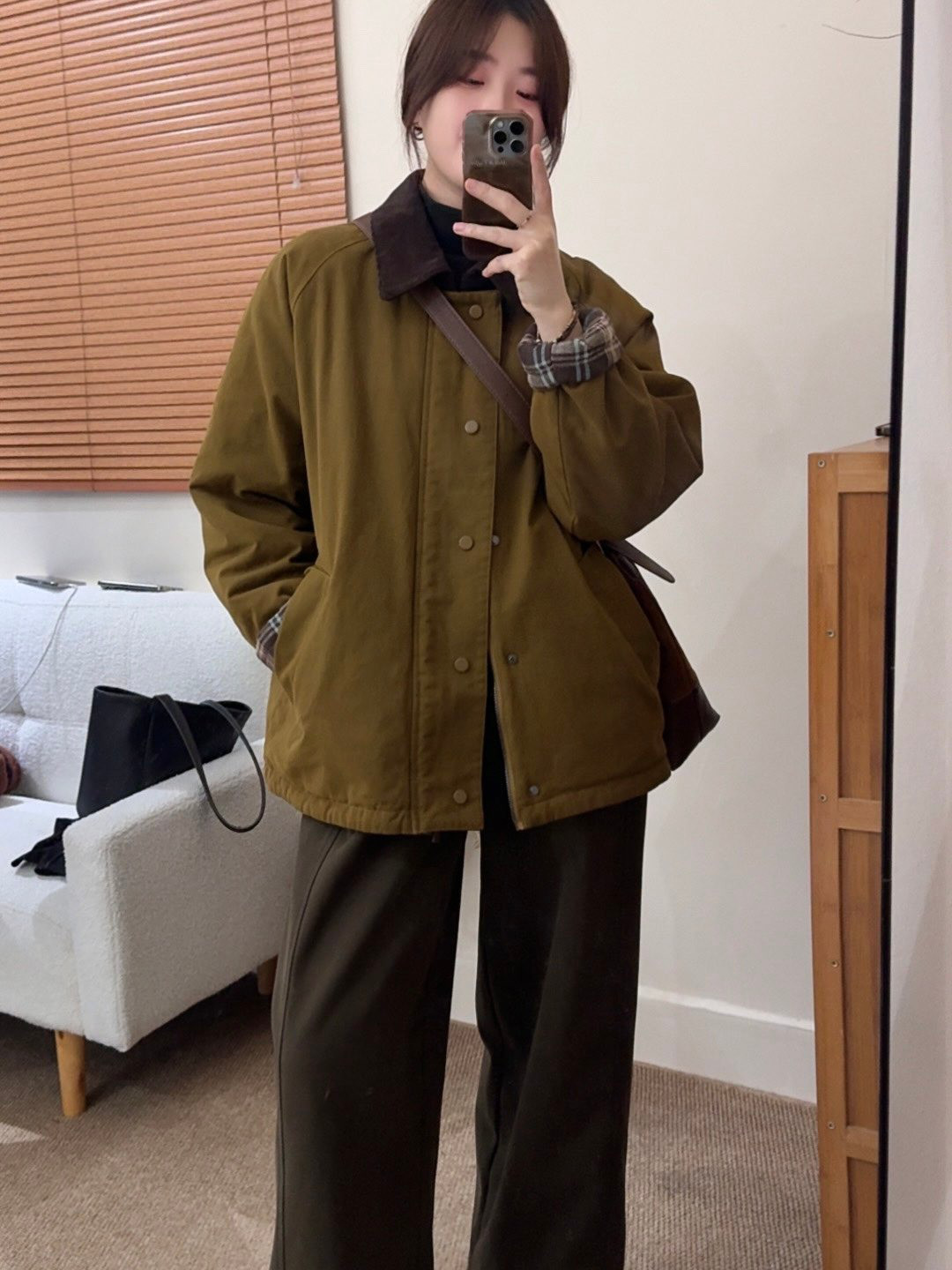 レディース 中綿ジャケット ワークスタイル フード付き 低身長 オーバーサイズ アウター 厚手 防寒