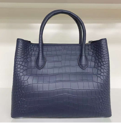 高品質クロコダイル 革トートバッグ 大容量男女兼用ショルダートートバッグ