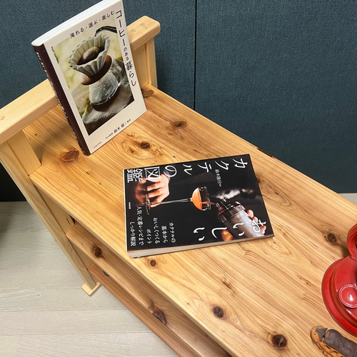 送料無料】 オープンラック 本棚 小物置き 杉 ナチュラル 3段 棚  