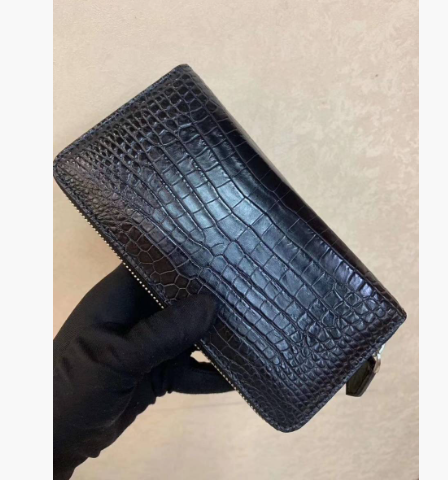 新品 クロコダイルレザー ワニ革本革 センター取り 長財布 小銭入れ 男女兼用 プレゼント 大容量