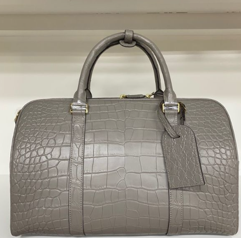 天然ワニ革 クロコダイル 本革 レザー 男女兼用 トートバッグ ボストンバッグ メンズ 2WAY ショルダーバッグ