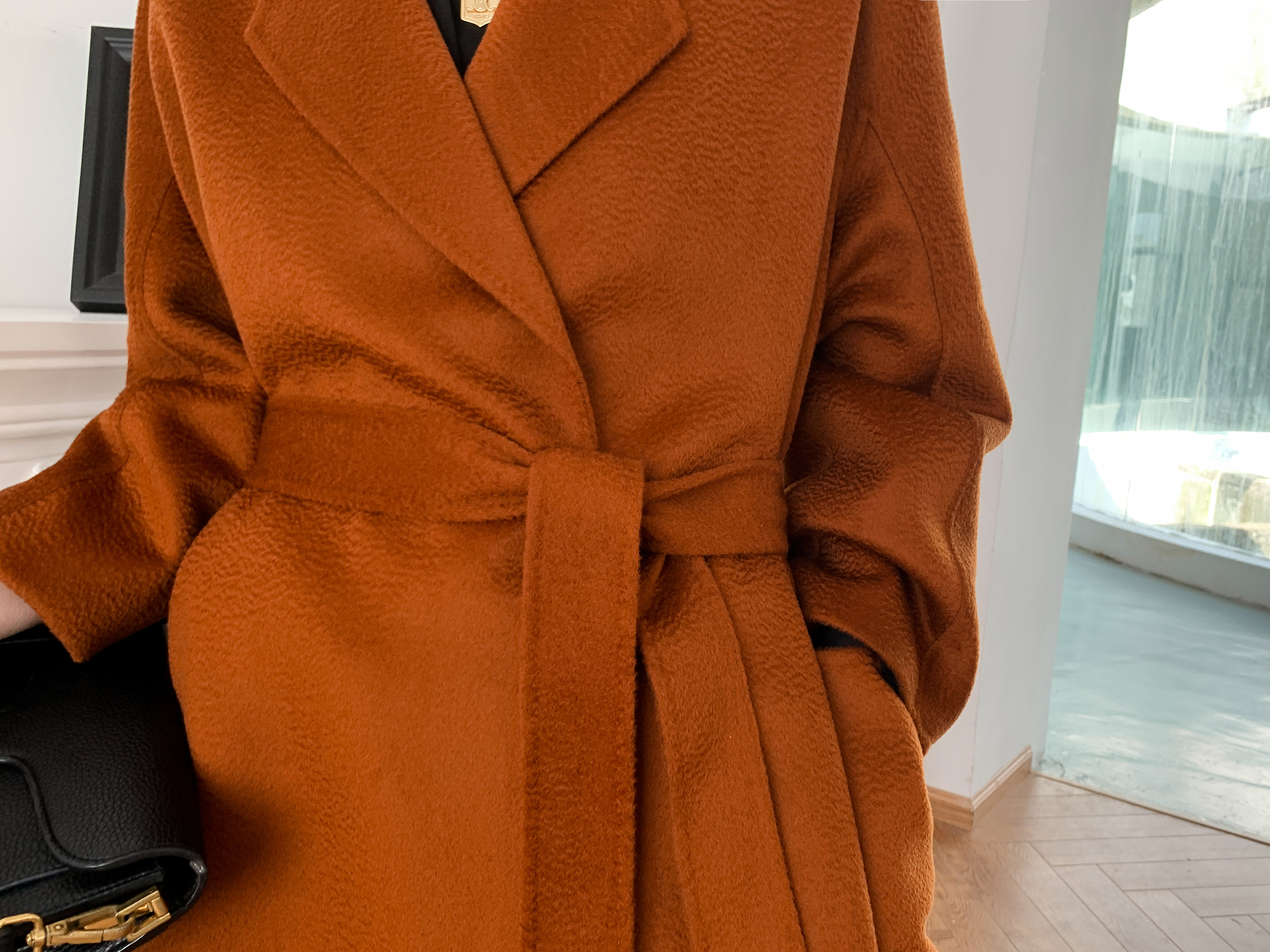 【全15色】【ウール100％】　優しい艶感あり　リバーシブル生地　手縫いコート☆オーダーメイド可