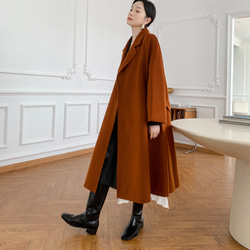 ヴィンテージ】ポンチョコート クロス襟 カシミヤ100％ ブラウン