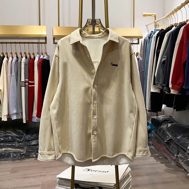 レディース シャツジャケット 長袖 裏起毛 ゆったり アウター トップス