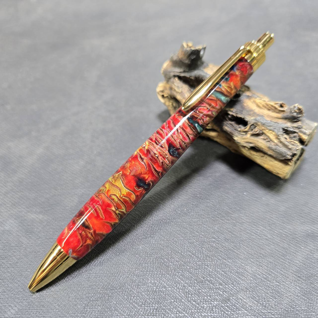 リュウカデンドロン ナチュラル レジンボールペン【送料・ギフトボックス無料・当日発送】254