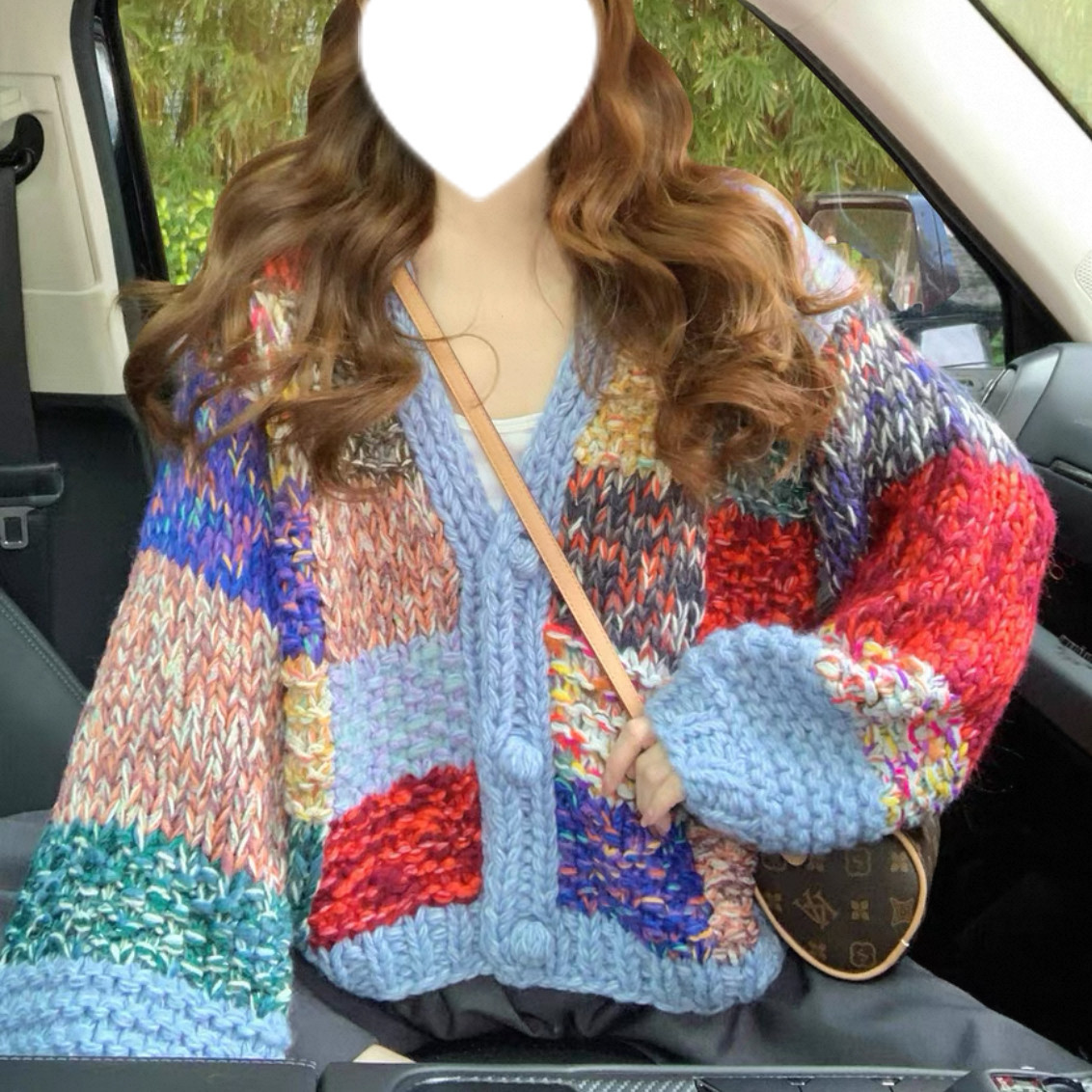 大人が着たいお洒落なカーディガン、手編みニットカーディガン、前開きニットセーター、防寒対策、秋冬ニットコート、厚手