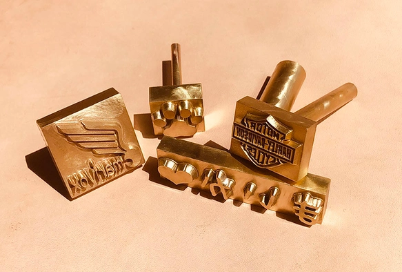 真鍮製焼印・コテ先のみ