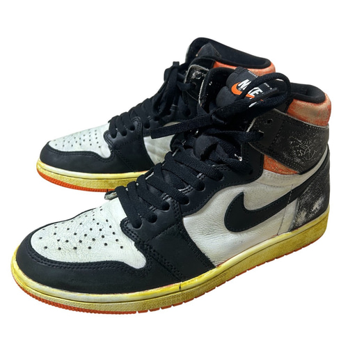 エアジョーダン1/Air Jordan1ビンテージ加工スニーカーbhkbdflA エアジョーダン1/Air Jordan1ビンテージ加工スニーカーbhkbdflA