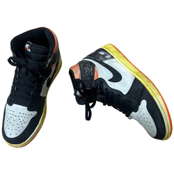 エアジョーダン1/Air Jordan1ビンテージ加工スニーカーbhkbdflA