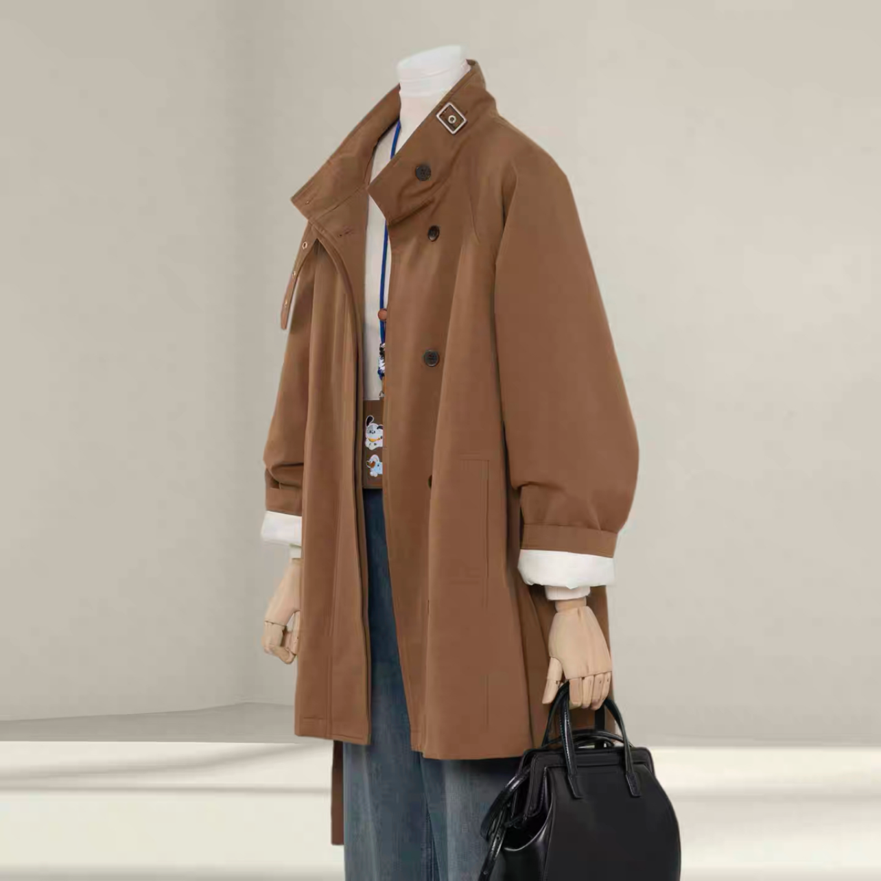 【冬支度新作】コート、レディース、 モコモコテディコート、厚手コート、秋冬コート、個性的、防寒対策