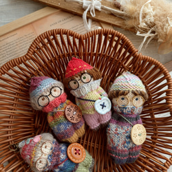 VietnamHandmade 手作あみぐるみ 帽子付きキャラクター ぬいぐるみ VietnamHandmade 手作あみぐるみ 帽子付きキャラクター ぬいぐるみ