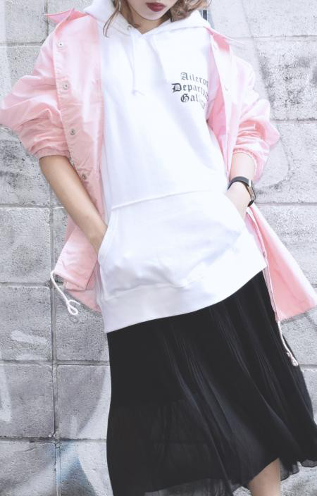 "ADG" DASH LOGO COACH JACKET(PINK/SS TYPE)　ジャケット　ピンク