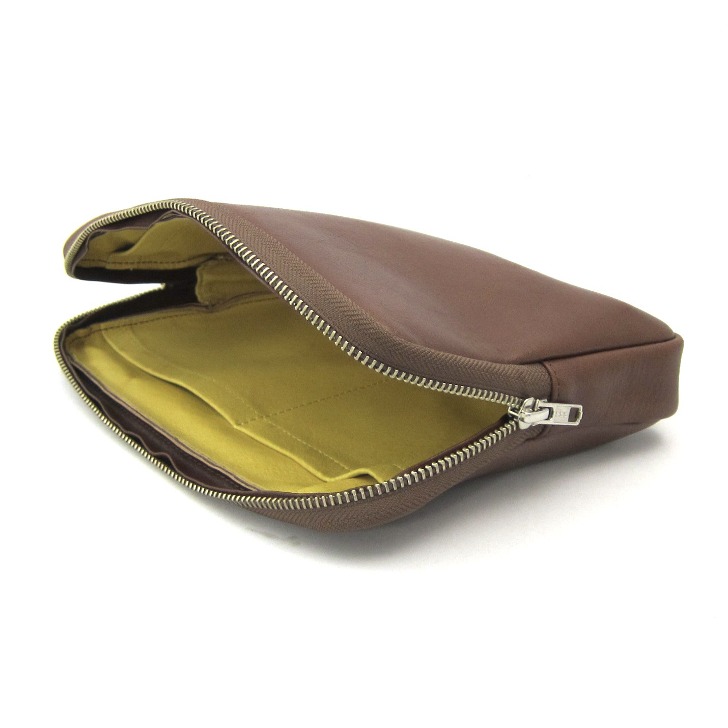 クラッチバッグ iPad mini iPhone セカンドバッグ インナーバッグ イタリア製 バケッタレザー