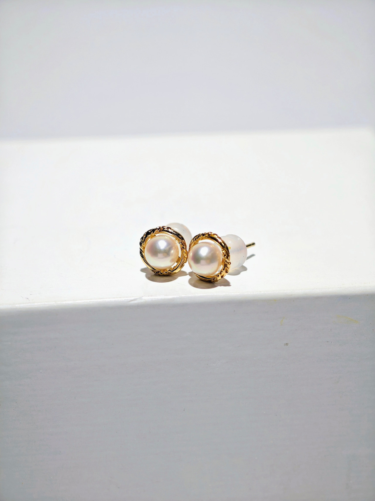 天然アコヤパール K18YG ピアス