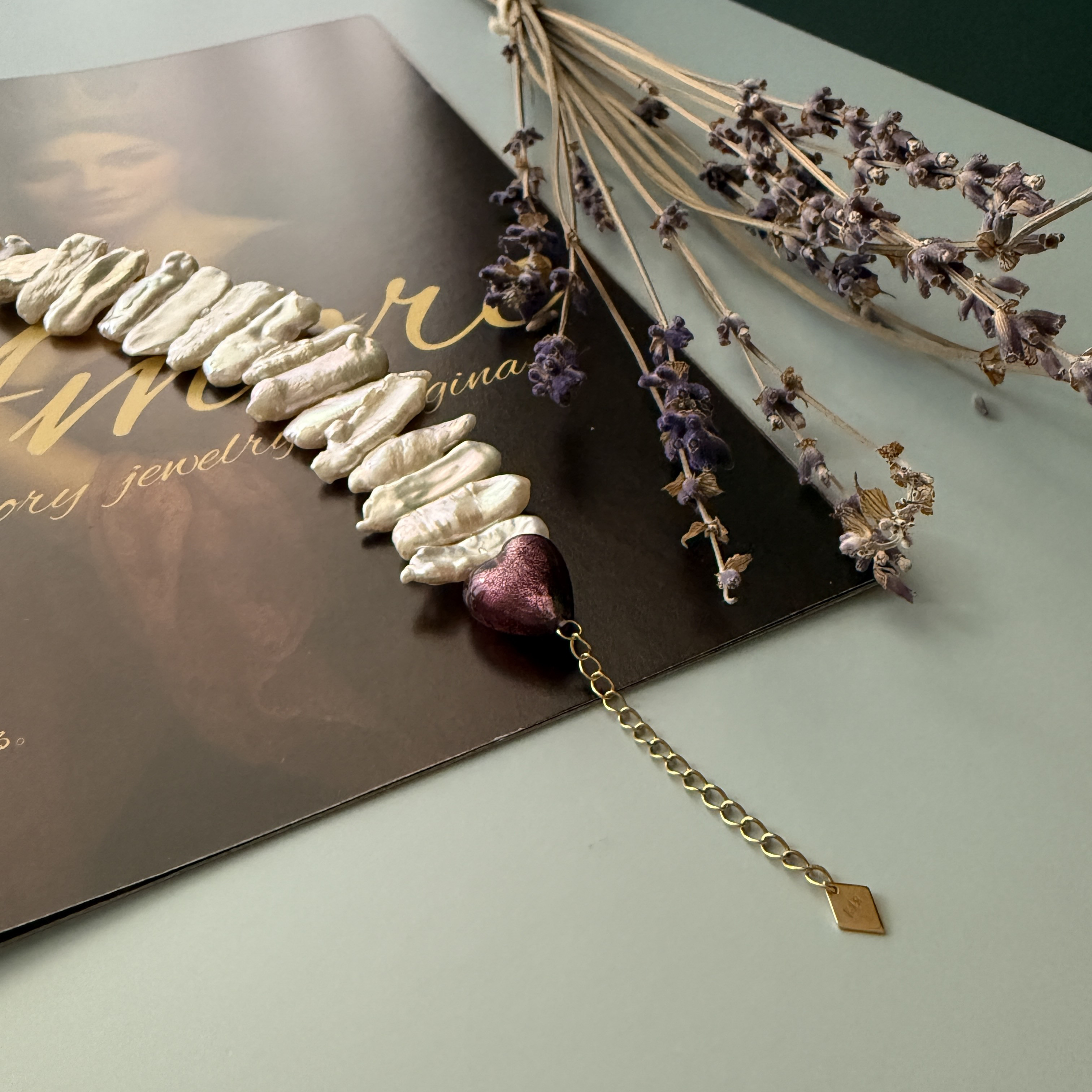 K18 × バロックパール ブレスレット｜愛の女王（Long / B）