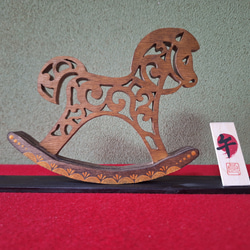 2026年干支「午」 駆ける馬 [木工アート] その他インテリア雑貨