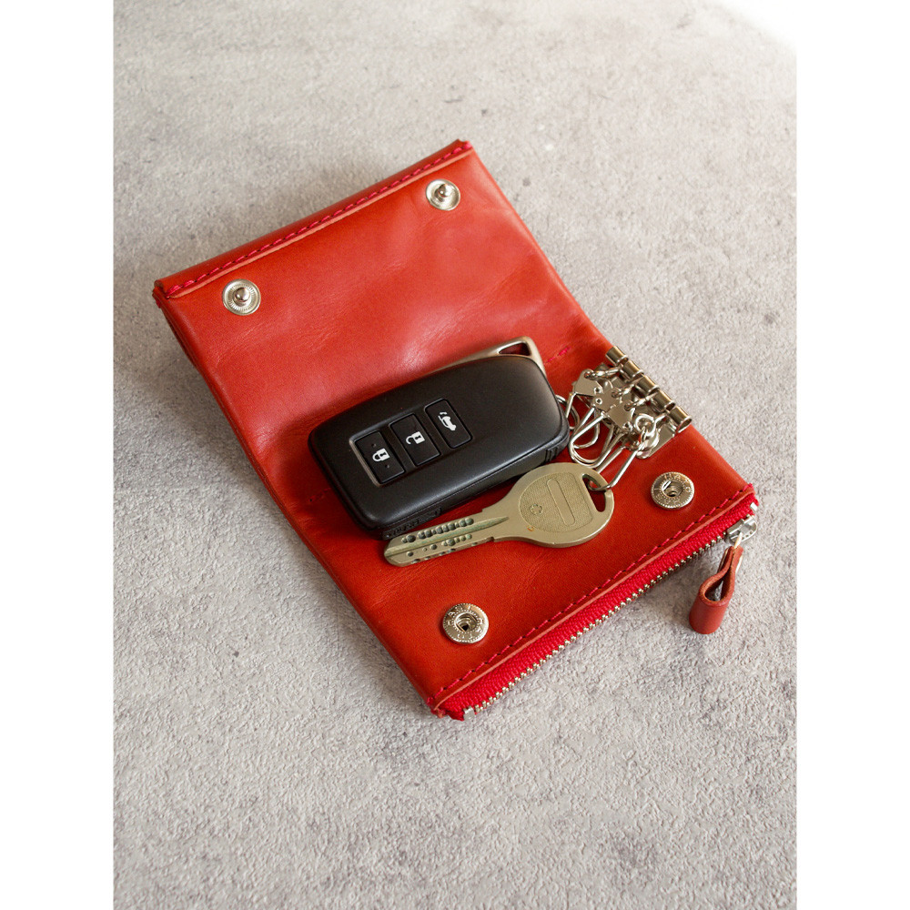 １個３役!! 国産高級レザーのマルチケース / 本革 栃木レザー 小さい財布 小銭入れ カードケース キーケース gergana.siteforgestudio.com