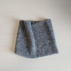 ブリオッシュ編みのたっぷりマフラー ミックスブラウン マフラー