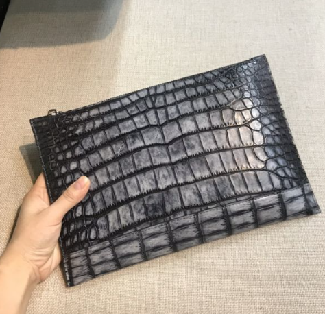 ワニ革 クラッチバッグ 鞄 セカンドバッグ メンズバッグ クロコダイルレザー 手揚げバッグ 小物入れ 男性 大人気