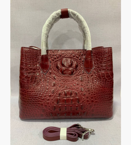 クロコダイルレザー ハンドバッグ トートバッグ ショルダーバッグ ブリーフケース レディースバッグ ワニ革本革2WAY