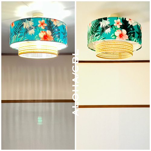 シーリングライト 天井照明 ALOHA/CBL ハワイアン おしゃれ ランプ