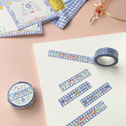 海外PETテープ 切り売り 蝶 鳥かご 惑星 星雲詭局/蒼穹詭局 海外マステ