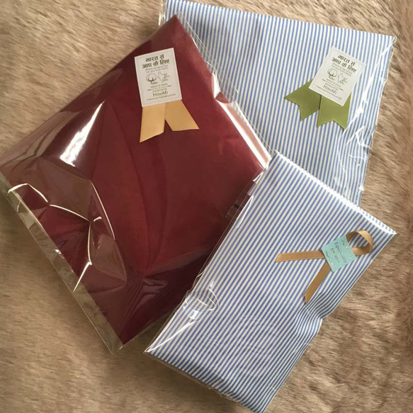 【再販】インド綿大判ストール/ドゥパタ 猫ちゃん Red 4枚目の画像