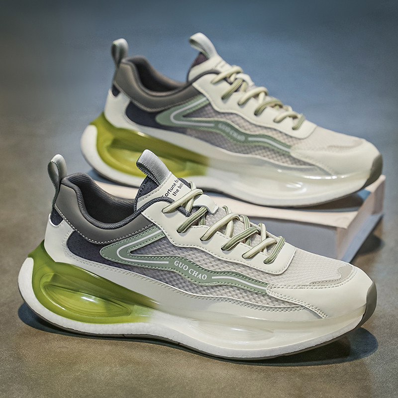 男性靴冬のレジャーランニングスニーカー青少年学生の超軽量エアクッション減衰滑り止め