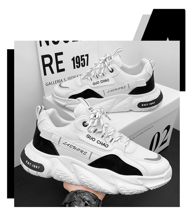 プー田の男性靴2026新型冬ランニングスニーカー厚底内高滑り止めソフト底カジュアルシューズ