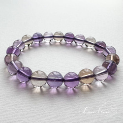 リチウムクォーツインガーデン 9.5mmアップ 天然石 ブレスレット