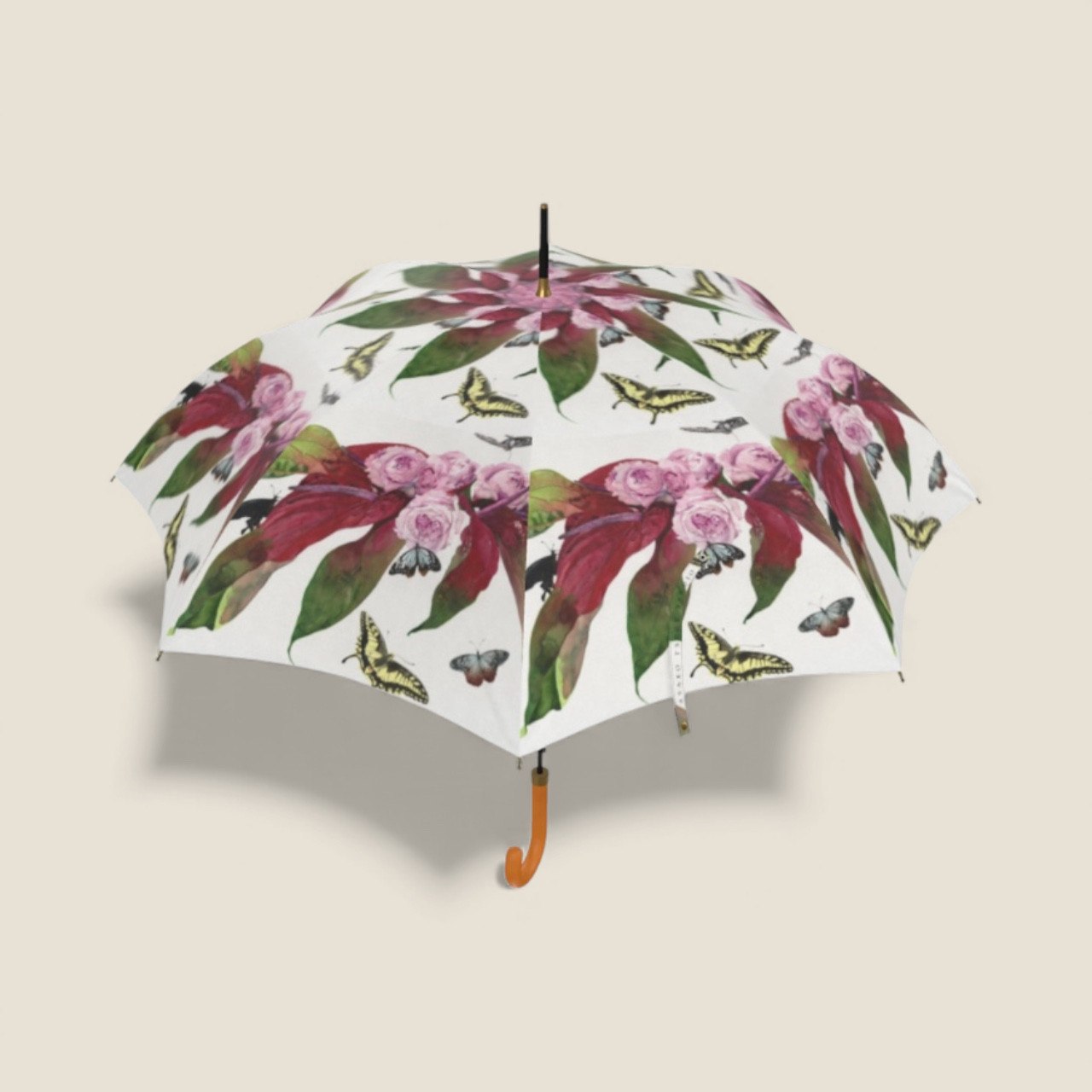 英国製　花とゆめ　大振りの雨傘