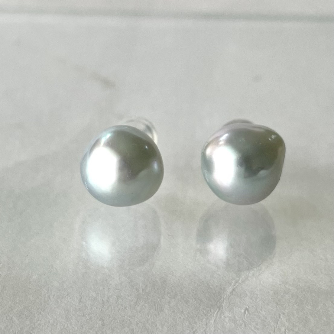 バロックパールのスタッドピアス(Pt900)