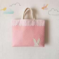 再販×3】ハートヌビフリルレッスンバッグ(ミニ) #イブル#入園入学