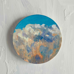 16×23㎝「近所の風景 その1」油彩・原画・サムホールサイズ N 絵画